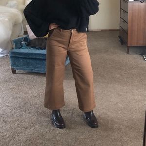 Everlane Wide Leg Crop - Ochre